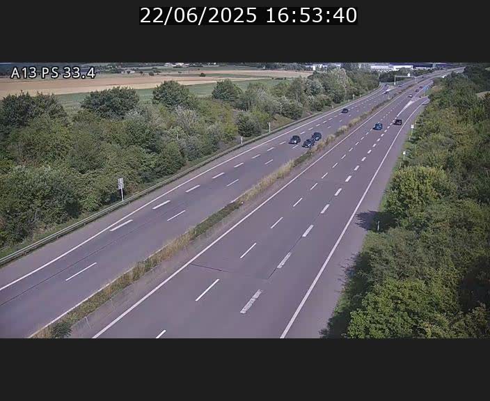 <h2>Webcam trafic sur A13 à hauteur de Mondorf-les-Bains en direction d'Altwies</h2>