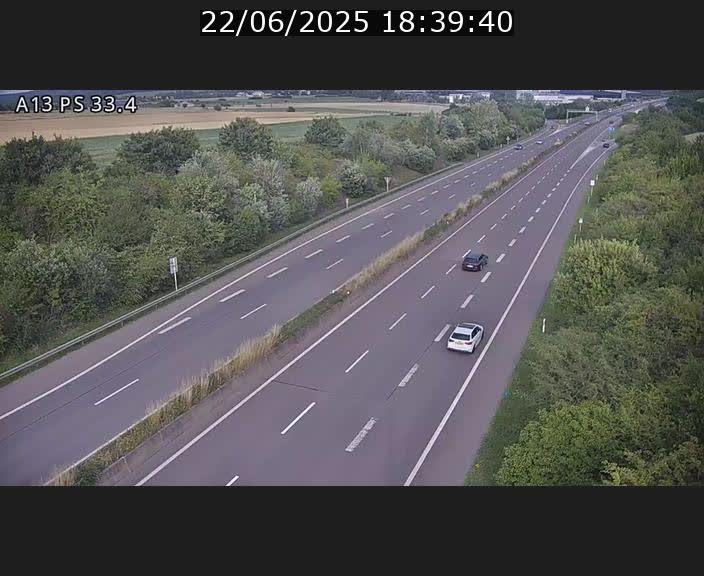<h2>Webcam trafic sur A13 à hauteur de Mondorf-les-Bains en direction d'Altwies</h2>