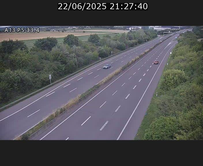 <h2>Webcam trafic sur A13 à hauteur de Mondorf-les-Bains en direction d'Altwies</h2>