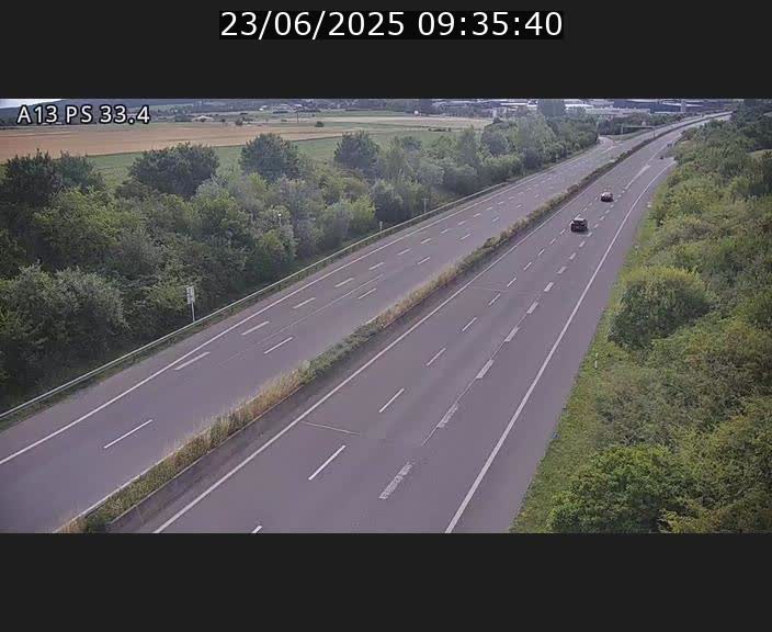 <h2>Webcam trafic sur A13 à hauteur de Mondorf-les-Bains en direction d'Altwies</h2>