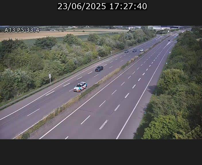 <h2>Webcam trafic sur A13 à hauteur de Mondorf-les-Bains en direction d'Altwies</h2>