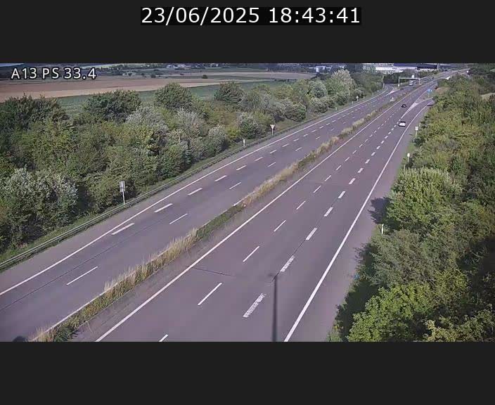 <h2>Webcam trafic sur A13 à hauteur de Mondorf-les-Bains en direction d'Altwies</h2>