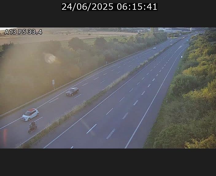 <h2>Webcam trafic sur A13 à hauteur de Mondorf-les-Bains en direction d'Altwies</h2>
