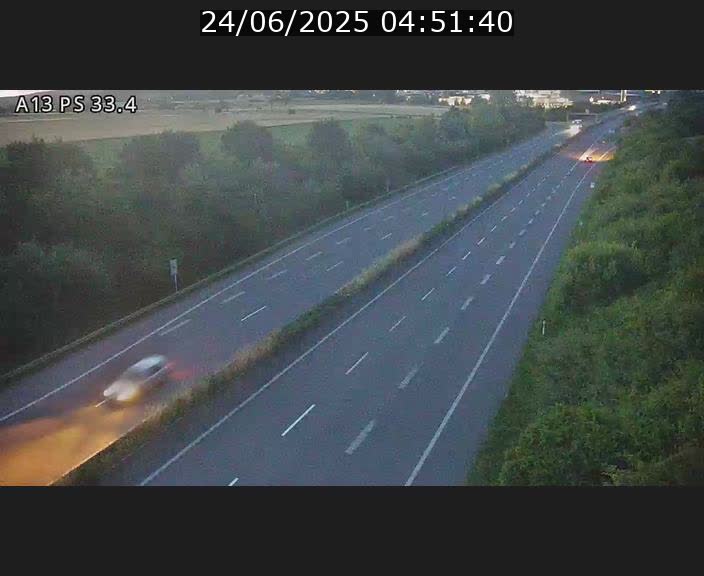 <h2>Webcam trafic sur A13 à hauteur de Mondorf-les-Bains en direction d'Altwies</h2>
