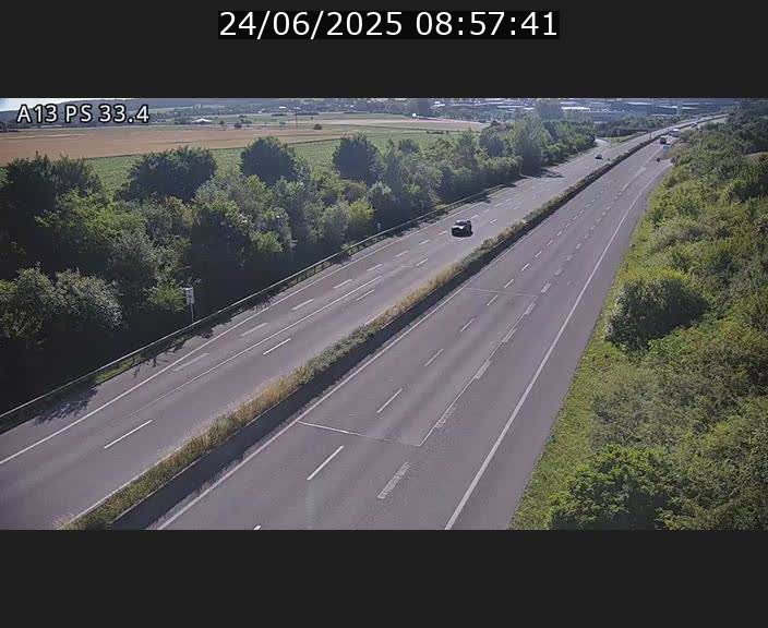 <h2>Webcam trafic sur A13 à hauteur de Mondorf-les-Bains en direction d'Altwies</h2>