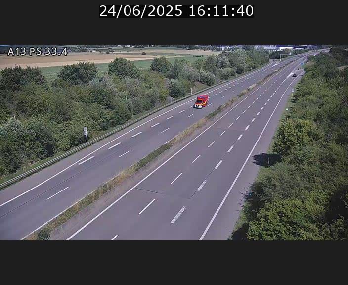 <h2>Webcam trafic sur A13 à hauteur de Mondorf-les-Bains en direction d'Altwies</h2>