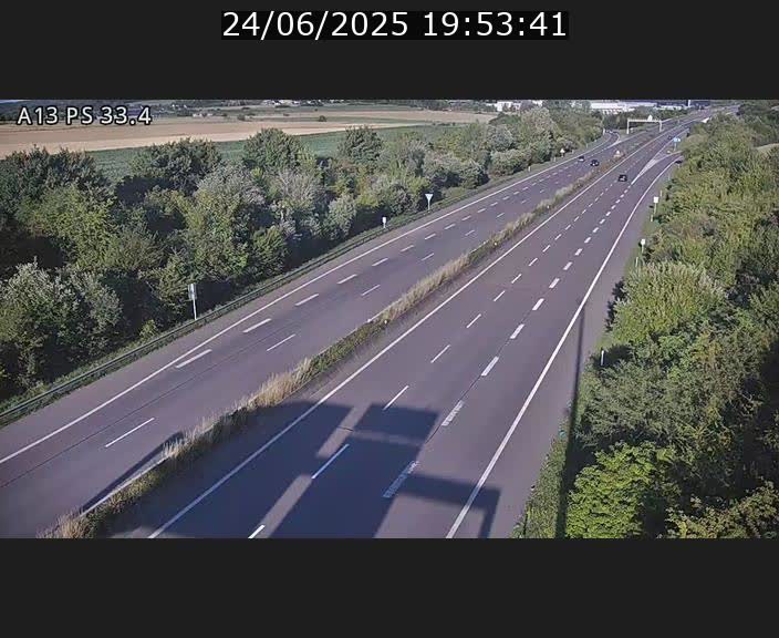 <h2>Webcam trafic sur A13 à hauteur de Mondorf-les-Bains en direction d'Altwies</h2>