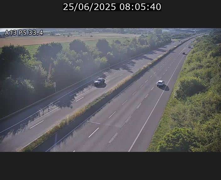 <h2>Webcam trafic sur A13 à hauteur de Mondorf-les-Bains en direction d'Altwies</h2>