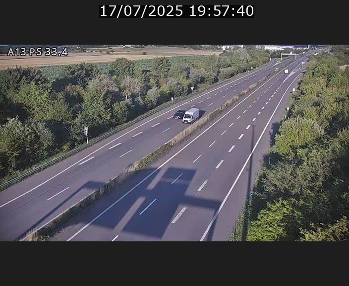 <h2>Webcam trafic sur A13 à hauteur de Mondorf-les-Bains en direction d'Altwies</h2>