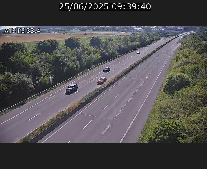 <h2>Webcam trafic sur A13 à hauteur de Mondorf-les-Bains en direction d'Altwies</h2>