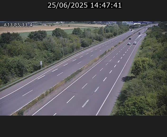 <h2>Webcam trafic sur A13 à hauteur de Mondorf-les-Bains en direction d'Altwies</h2>
