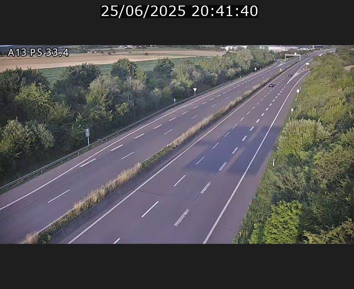 <h2>Webcam trafic sur A13 à hauteur de Mondorf-les-Bains en direction d'Altwies</h2>
