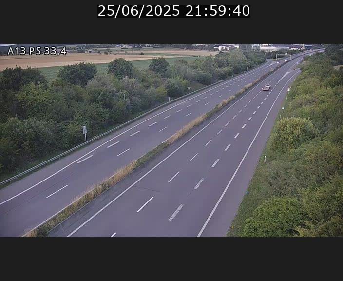 <h2>Webcam trafic sur A13 à hauteur de Mondorf-les-Bains en direction d'Altwies</h2>
