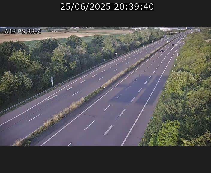 <h2>Webcam trafic sur A13 à hauteur de Mondorf-les-Bains en direction d'Altwies</h2>