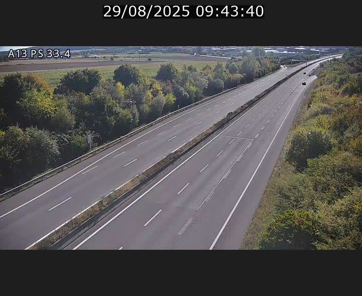 <h2>Webcam trafic sur A13 à hauteur de Mondorf-les-Bains en direction d'Altwies</h2>