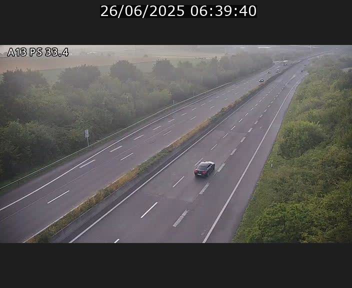 <h2>Webcam trafic sur A13 à hauteur de Mondorf-les-Bains en direction d'Altwies</h2>