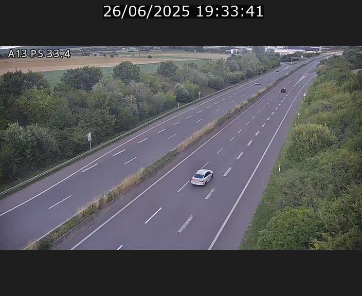 <h2>Webcam trafic sur A13 à hauteur de Mondorf-les-Bains en direction d'Altwies</h2>