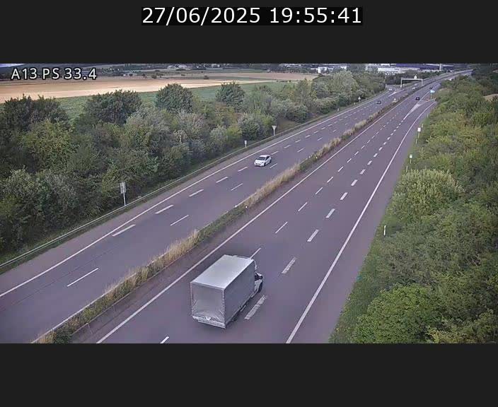 <h2>Webcam trafic sur A13 à hauteur de Mondorf-les-Bains en direction d'Altwies</h2>