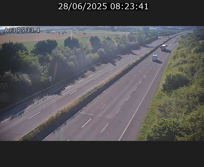 <h2>Webcam trafic sur A13 à hauteur de Mondorf-les-Bains en direction d'Altwies</h2>