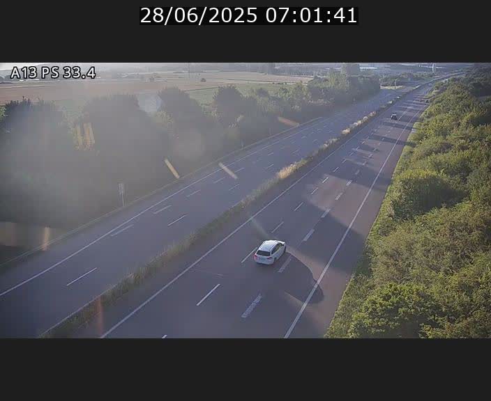 <h2>Webcam trafic sur A13 à hauteur de Mondorf-les-Bains en direction d'Altwies</h2>