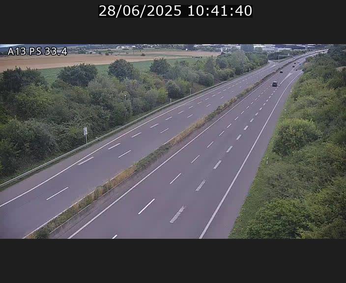 <h2>Webcam trafic sur A13 à hauteur de Mondorf-les-Bains en direction d'Altwies</h2>