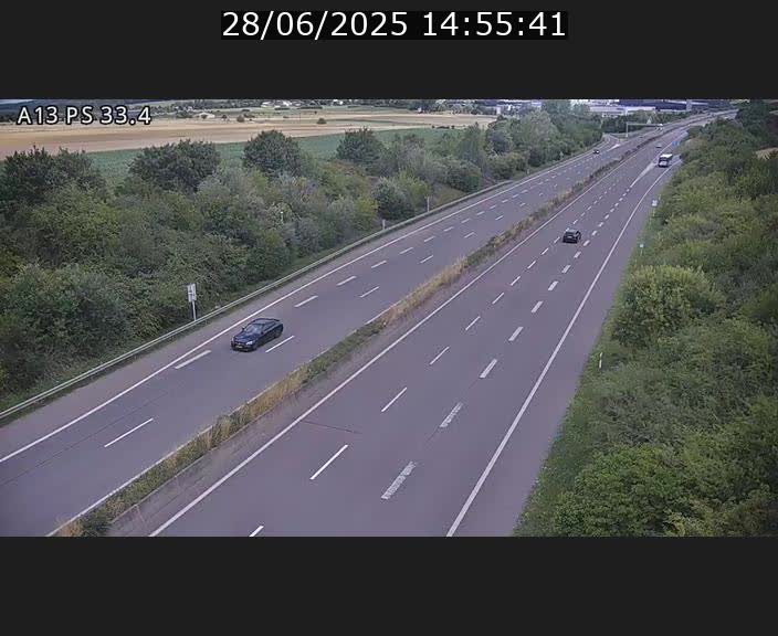 <h2>Webcam trafic sur A13 à hauteur de Mondorf-les-Bains en direction d'Altwies</h2>