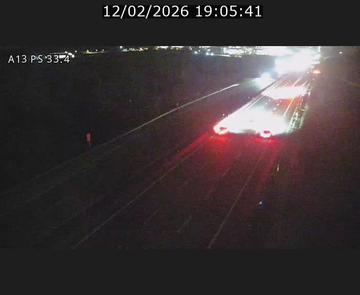 Webcam trafic sur A13 à hauteur de Mondorf-les-Bains en direction d'Altwies