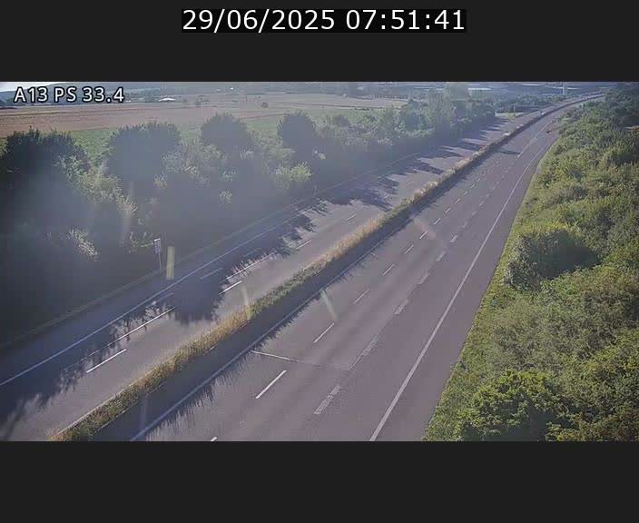 <h2>Webcam trafic sur A13 à hauteur de Mondorf-les-Bains en direction d'Altwies</h2>