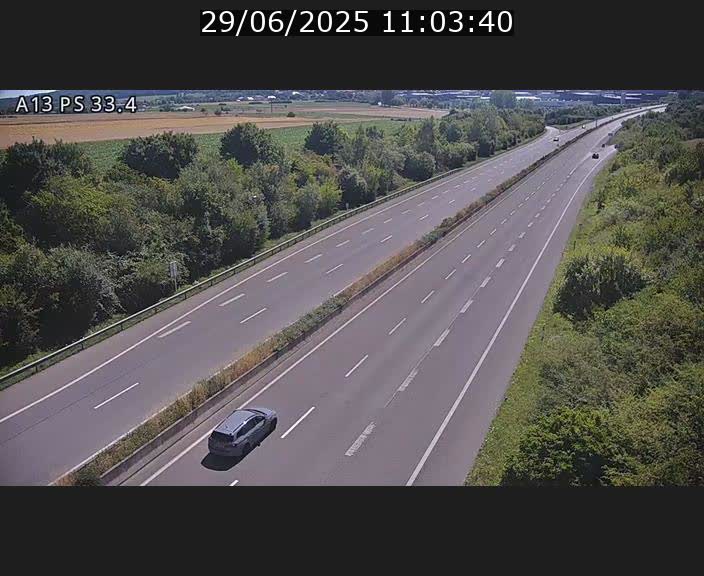<h2>Webcam trafic sur A13 à hauteur de Mondorf-les-Bains en direction d'Altwies</h2>