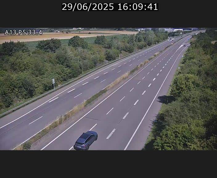 <h2>Webcam trafic sur A13 à hauteur de Mondorf-les-Bains en direction d'Altwies</h2>