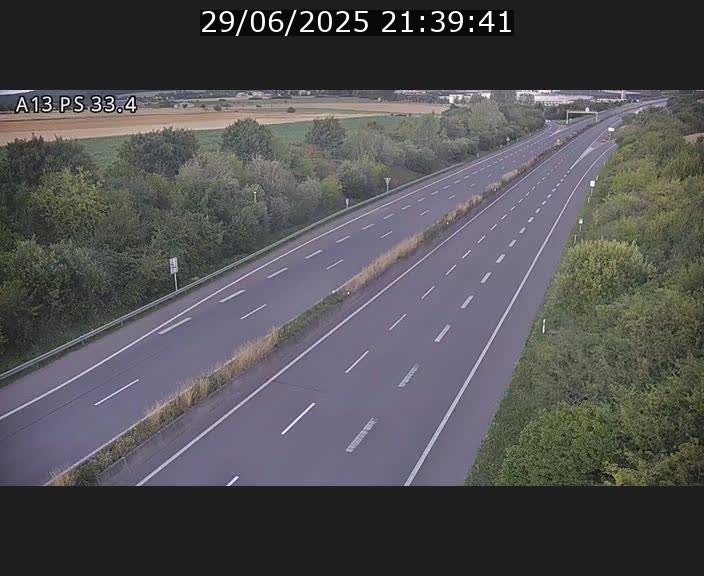<h2>Webcam trafic sur A13 à hauteur de Mondorf-les-Bains en direction d'Altwies</h2>