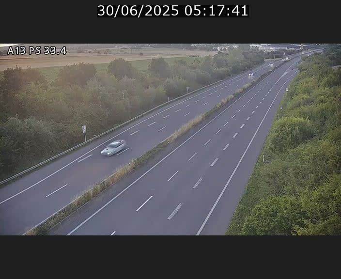 <h2>Webcam trafic sur A13 à hauteur de Mondorf-les-Bains en direction d'Altwies</h2>