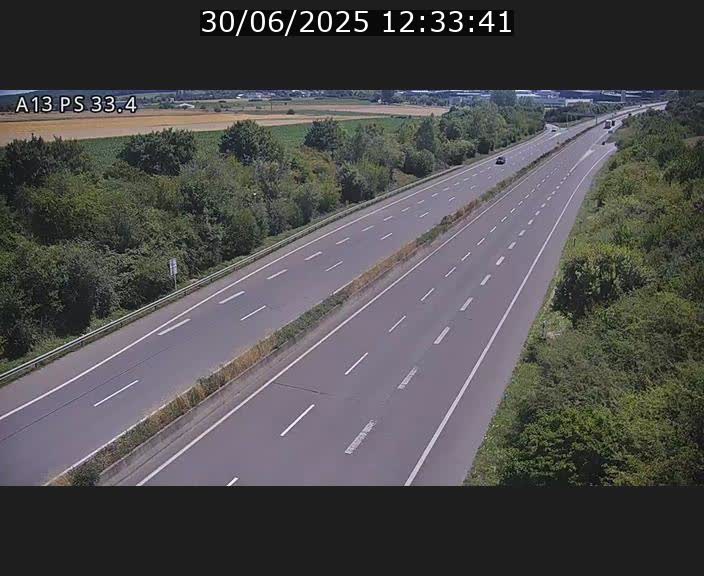 <h2>Webcam trafic sur A13 à hauteur de Mondorf-les-Bains en direction d'Altwies</h2>