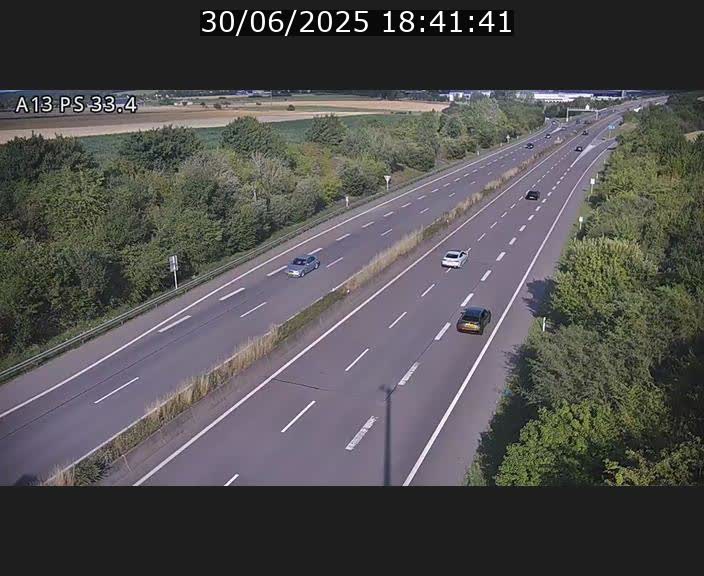 <h2>Webcam trafic sur A13 à hauteur de Mondorf-les-Bains en direction d'Altwies</h2>