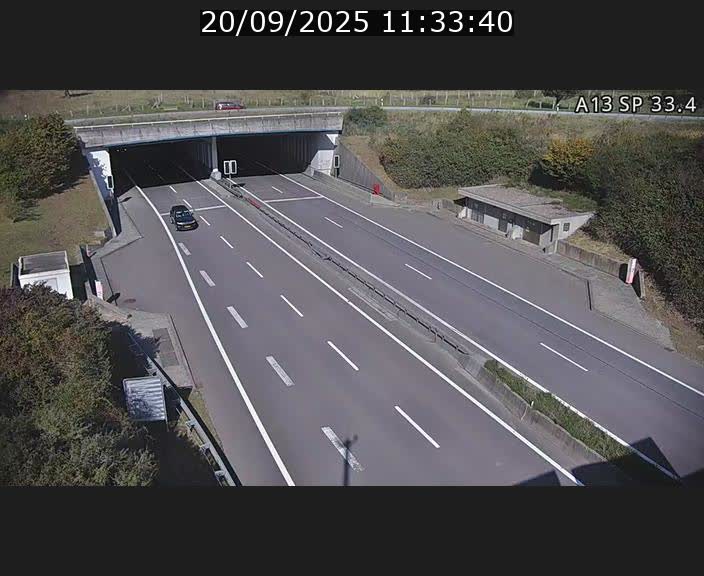 Webcam trafic sur A13 à hauteur d'Altwies en direction de Mondorf-les-bains et en provenance de l'Allemagne