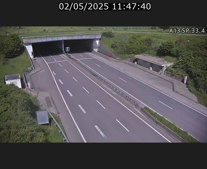 Webcam trafic sur A13 à hauteur d'Altwies en direction de Mondorf-les-bains et en provenance de l'Allemagne