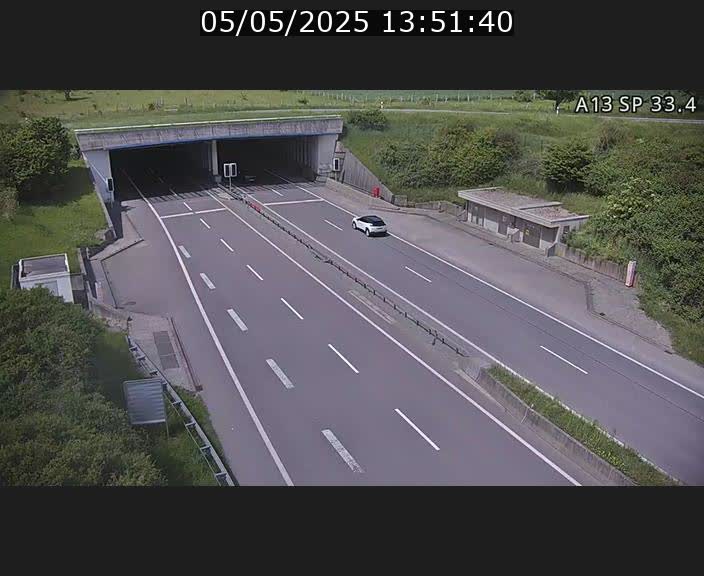 Webcam trafic sur A13 à hauteur d'Altwies en direction de Mondorf-les-bains et en provenance de l'Allemagne