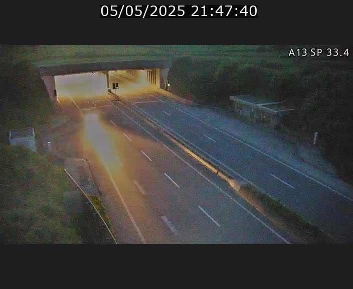 Webcam trafic sur A13 à hauteur d'Altwies en direction de Mondorf-les-bains et en provenance de l'Allemagne