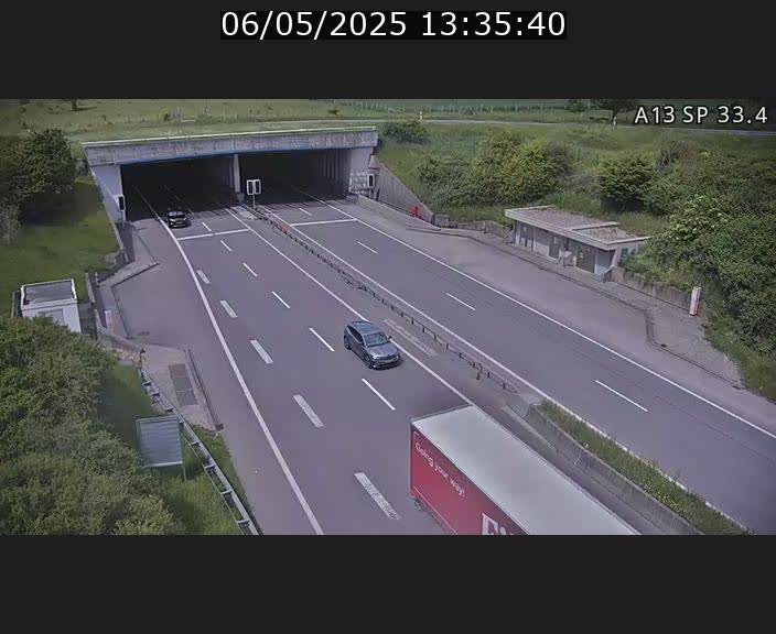 Webcam trafic sur A13 à hauteur d'Altwies en direction de Mondorf-les-bains et en provenance de l'Allemagne