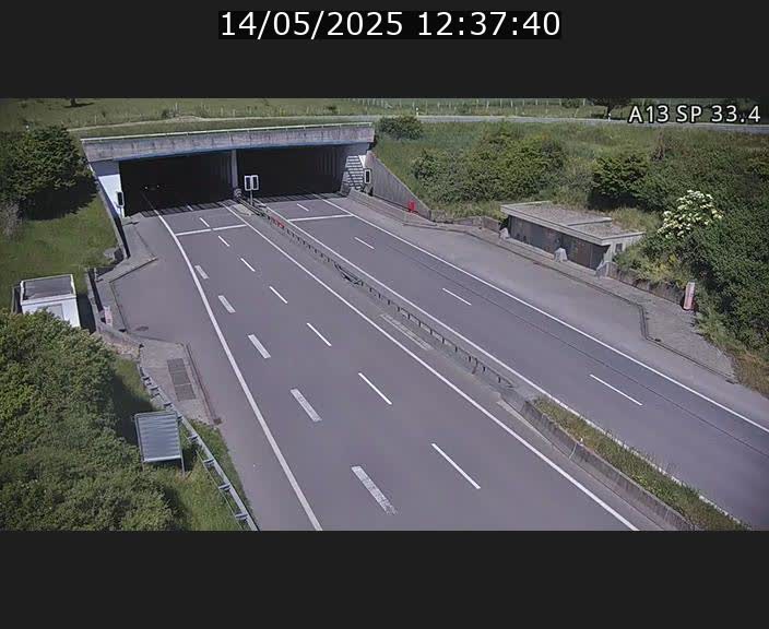 Webcam trafic sur A13 à hauteur d'Altwies en direction de Mondorf-les-bains et en provenance de l'Allemagne