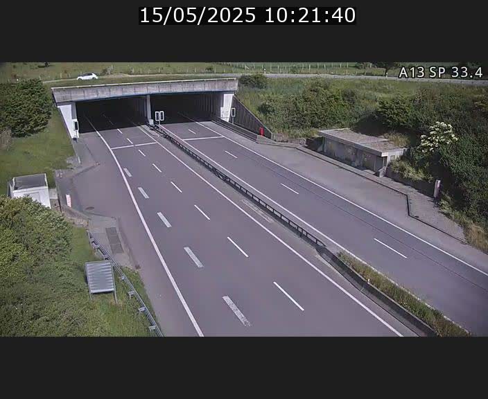 Webcam trafic sur A13 à hauteur d'Altwies en direction de Mondorf-les-bains et en provenance de l'Allemagne