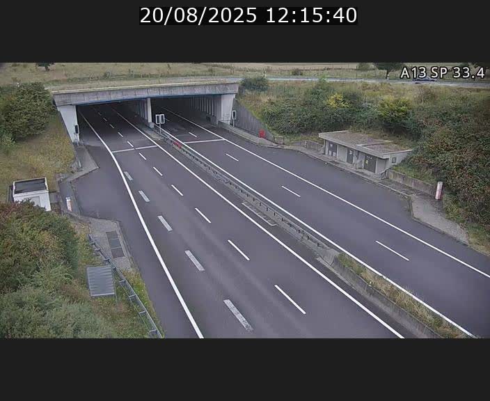 Webcam trafic sur A13 à hauteur d'Altwies en direction de Mondorf-les-bains et en provenance de l'Allemagne
