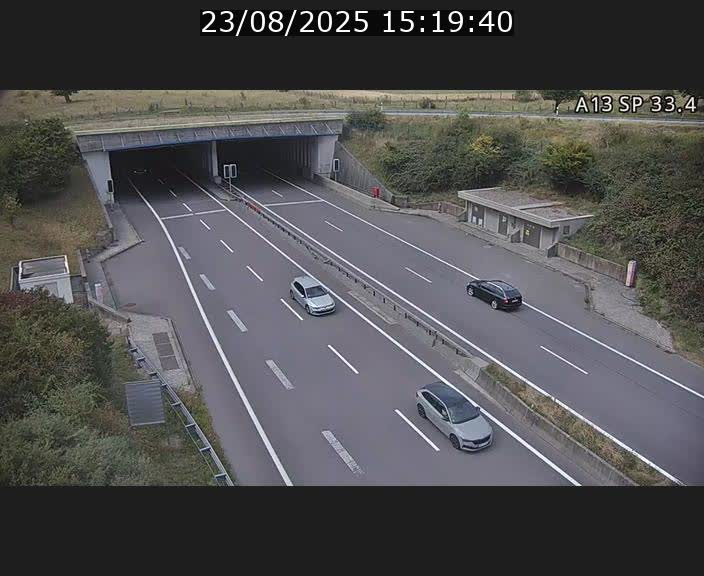 Webcam trafic sur A13 à hauteur d'Altwies en direction de Mondorf-les-bains et en provenance de l'Allemagne