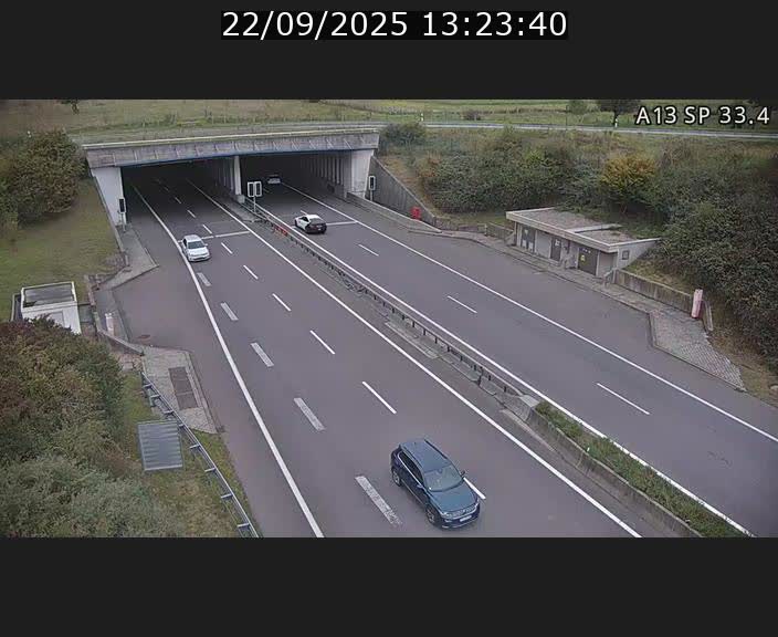 <h2>Webcam trafic sur A13 à hauteur d'Altwies en direction de Mondorf-les-bains et en provenance de l'Allemagne</h2>