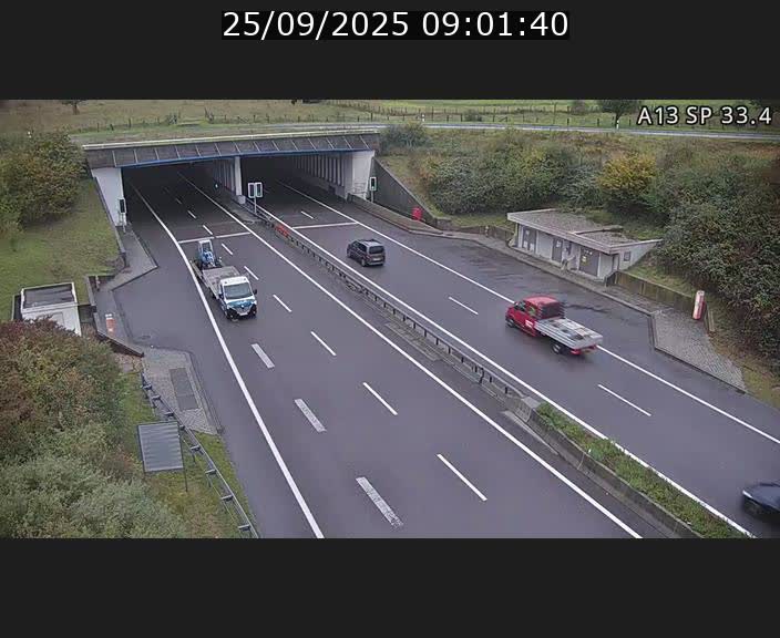 <h2>Webcam trafic sur A13 à hauteur d'Altwies en direction de Mondorf-les-bains et en provenance de l'Allemagne</h2>