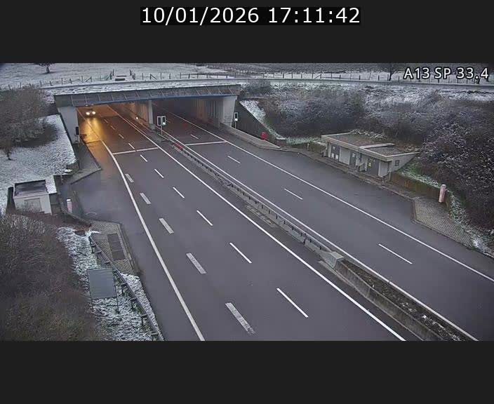 Webcam trafic sur A13 à hauteur d'Altwies en direction de Mondorf-les-bains et en provenance de l'Allemagne