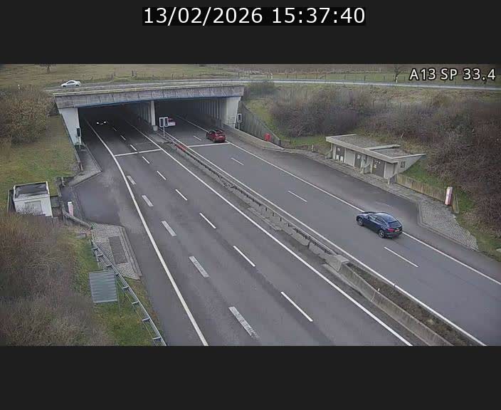 <h2>Webcam trafic sur A13 à hauteur d'Altwies en direction de Mondorf-les-bains et en provenance de l'Allemagne</h2>