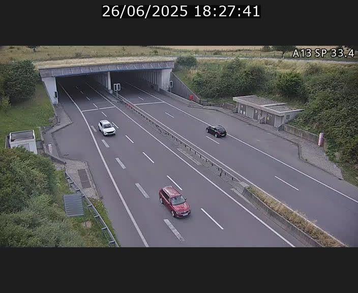 <h2>Webcam trafic sur A13 à hauteur d'Altwies en direction de Mondorf-les-bains et en provenance de l'Allemagne</h2>