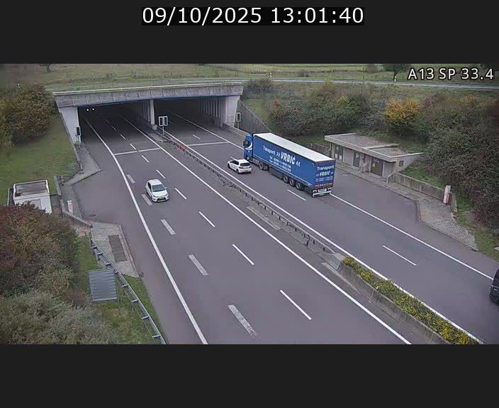 <h2>Webcam trafic sur A13 à hauteur d'Altwies en direction de Mondorf-les-bains et en provenance de l'Allemagne</h2>