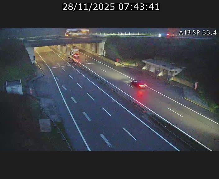 Webcam trafic sur A13 à hauteur d'Altwies en direction de Mondorf-les-bains et en provenance de l'Allemagne